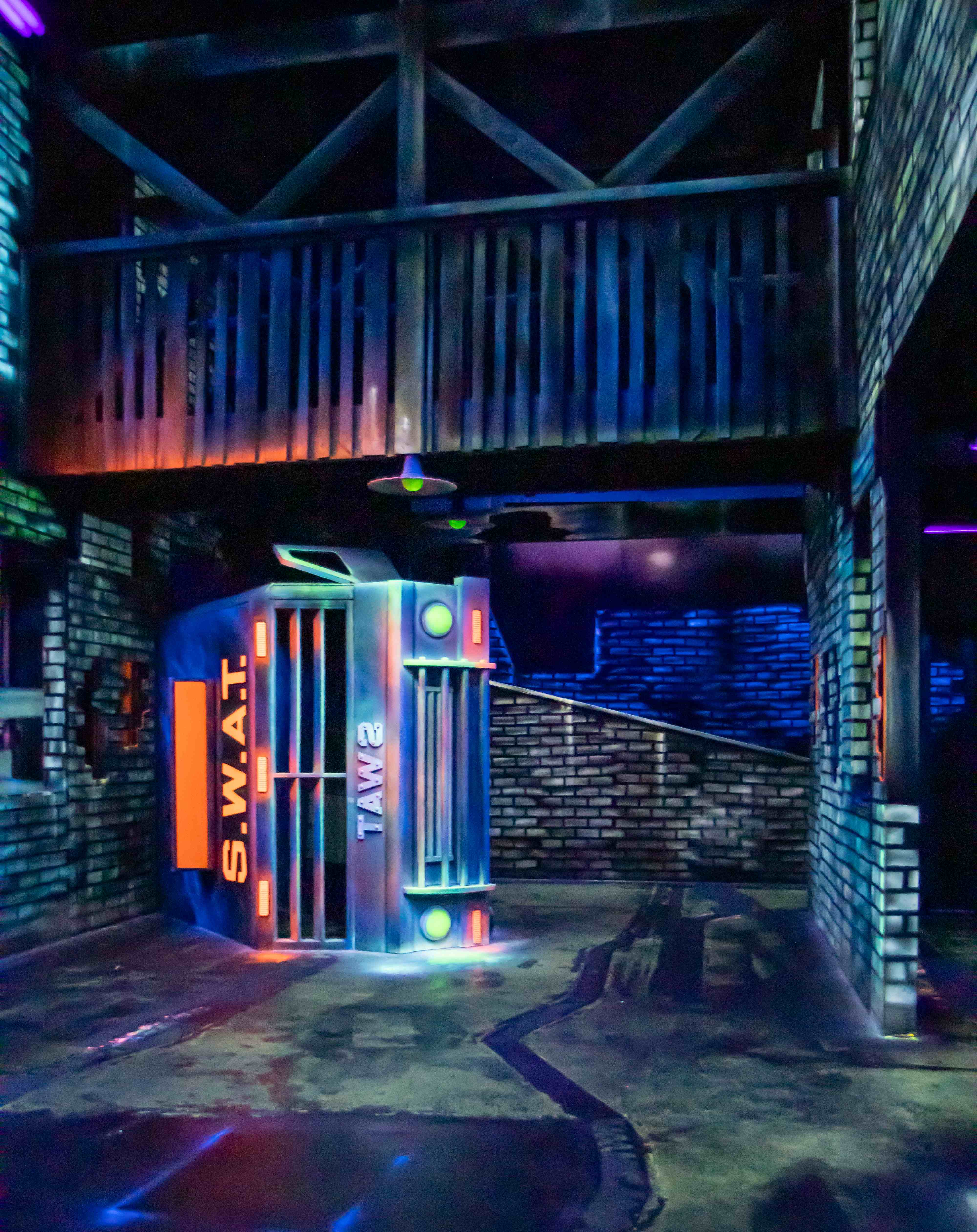 Laser Tag SWAT entrance at Outta Boundz Bloomsburg