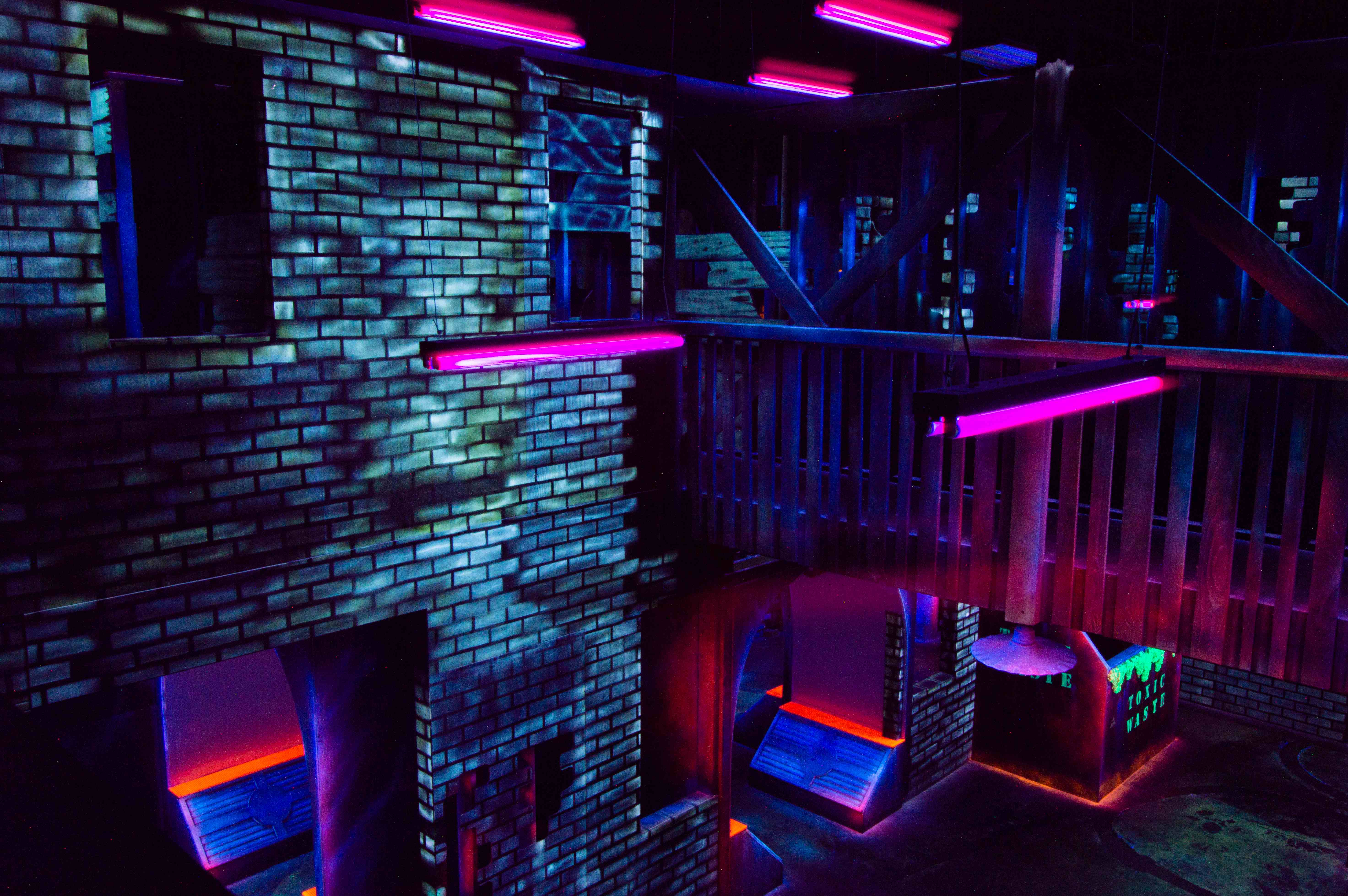 Laser Tag multi-level arena for birthday parties in Bloomsburg