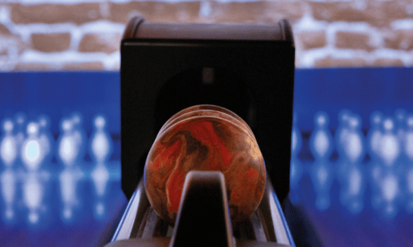 Colorful DuckPin bowling balls